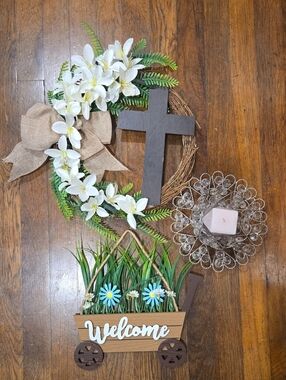 Home Decor Door Hanging And Candle Holder